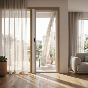 DIY Retractable Screen Door Fiberglass Mesh