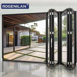 Rogenilan AS2047 CE Exterior Double Glass Bifold Doors