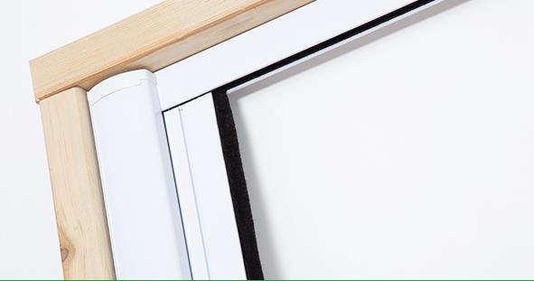 Diy Custom Size Retractable Pleated Insect Screen Door Fiberglass Mesh Door System Anti Mosquito Aluminum Roller Screen Door