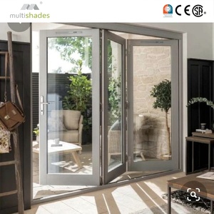 Modern Villa Exterior Patio Soundproof Glass Folding Door