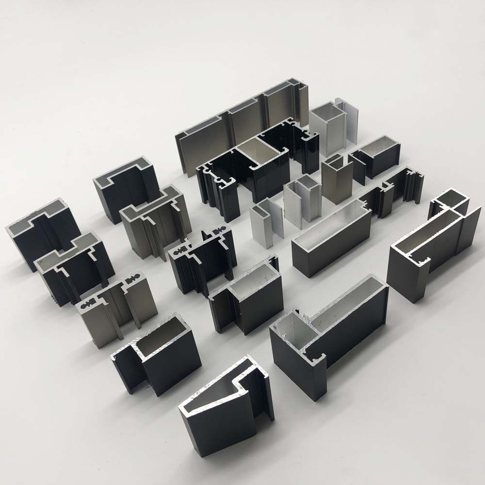 Aluminum Profile Sliding Door Slim Extruded Frameless Patio Guangdong Vertical Metal Bar Glass Alloy Custom Frame Manufacturer