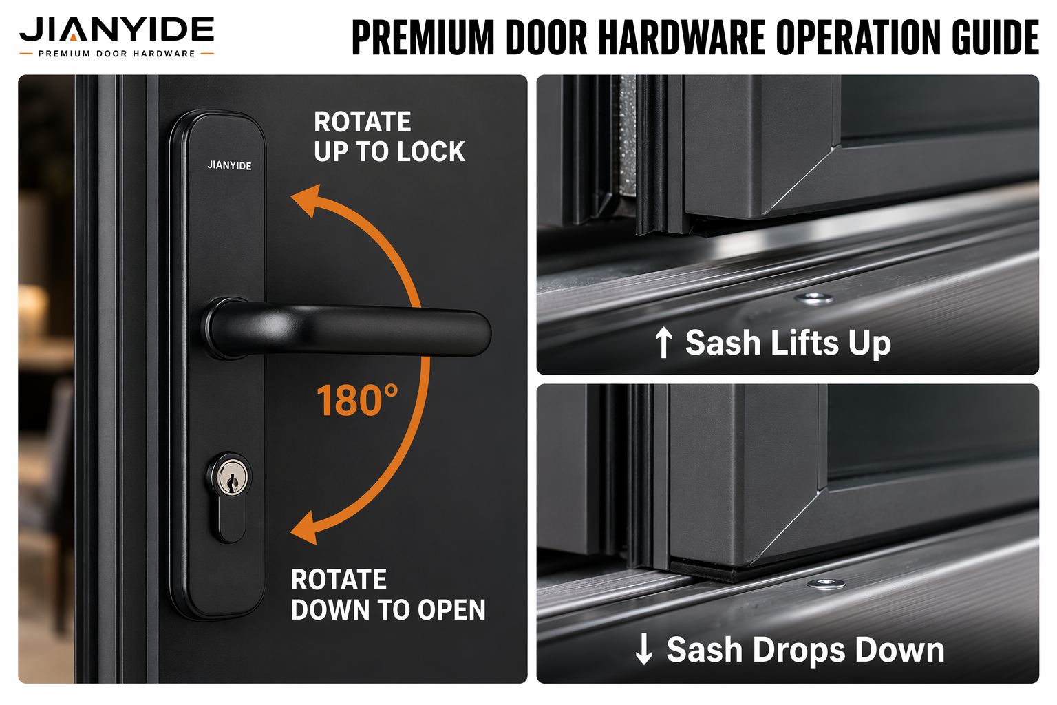 Lift and Slide Lock Hardware Precision Component