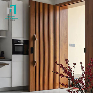 Fire Rated Wooden Door Smart Lock Sound Insulation