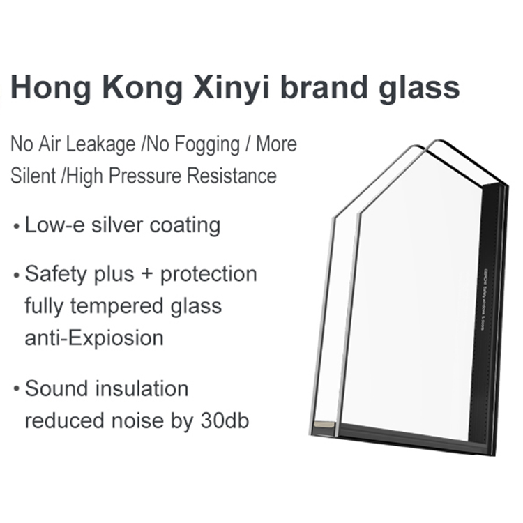 USA Exterior Slim Frame Balcony Interior Sliding Door Waterproof Soundproof Double Glass Living Room Aluminium Sliding Doors