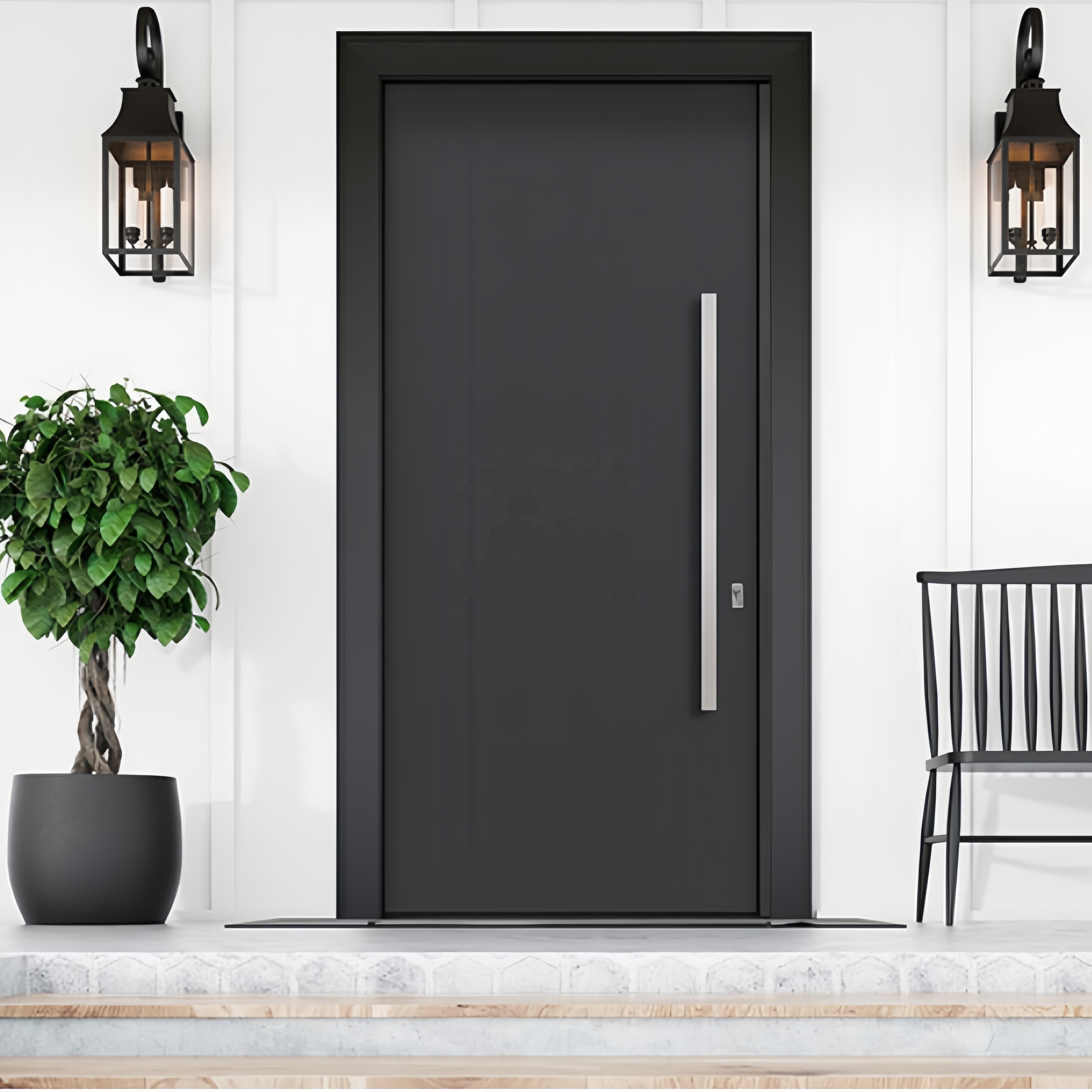 Standard Front Entry Main Exterior Interior Other Doors Handle Casement Door Aluminum Security Entrance Pivot Doors