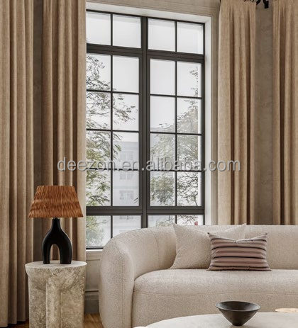 High Quality Aluminium Alloy French Windows Horizontal Aluminum Window for Kitchen Outdoor Hotel Use Residential Commercial