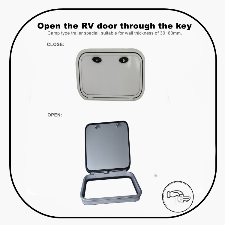 Manufacturer High Quality Aluminum Alloy RV Caravan Motorhome Hatch Door