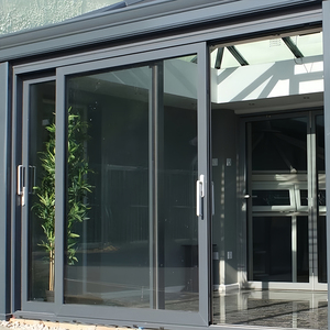 OUNA Modern Exterior Aluminum Heavy Duty Sliding Doors