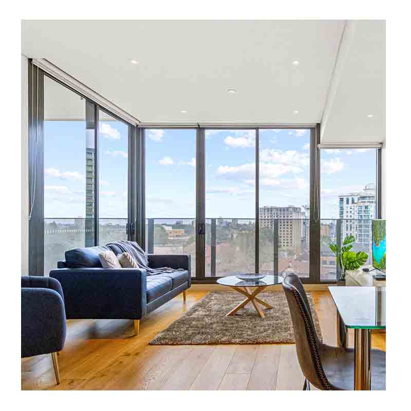 AS2047 Australian Standard Modern Design Exterior Aluminum Doors Aluminium Double Doors Australian Windows made Aluminum Alloy