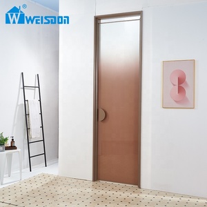Laminated Safety Tempered Glass Framed Pivot Shower Door