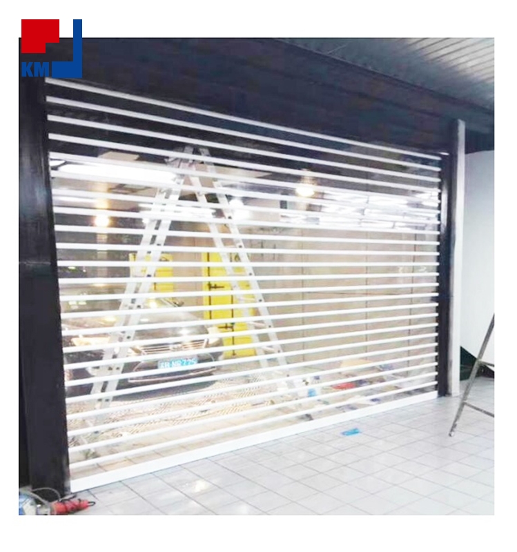 PC Rolling Door, Fiber Glass Rolling up Doors, Aluminum Alloy Crystal PC Security Rolling Shutter Door