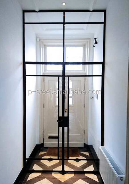 Customized European Style Casement Steel Frame German Crittal French Patio Glass Doors And Windows For Home