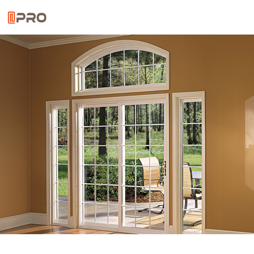 Apro American Hot Sale Exterior Modern Door Double Glazed Glass Front French Doors Aluminium French Doors