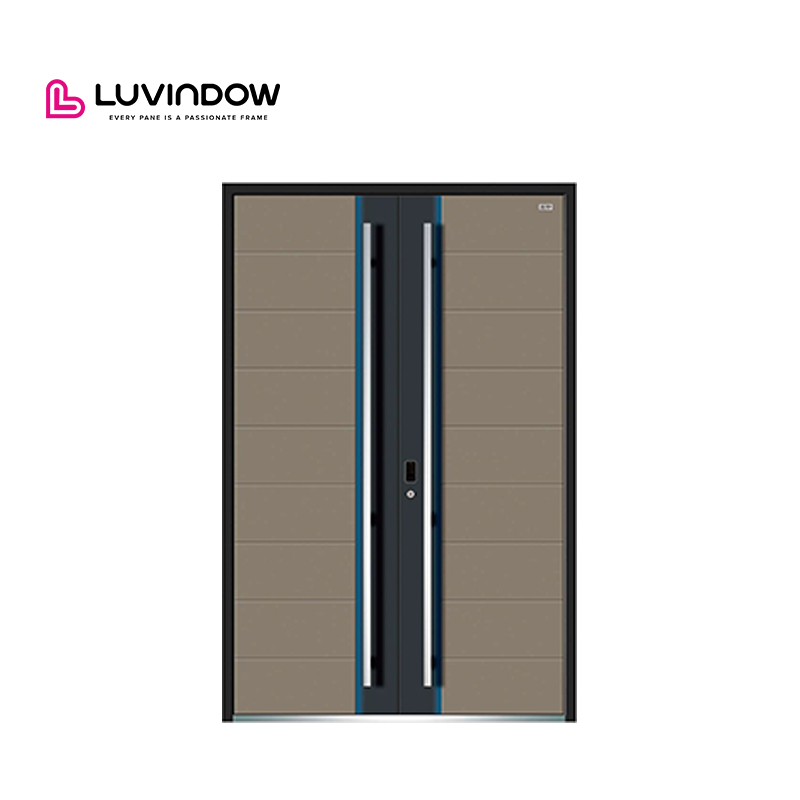 China Top Manufacturer Security Doors Custom Fireproof Aluminum Entrance Doors for Commercial Buildings