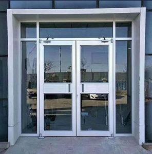 Commercial Aluminum Entrance Door With Sidelight