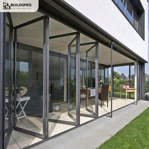 Heavy Duty Aluminum Concertina Bi-Fold Door