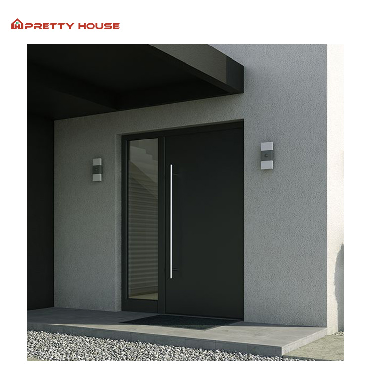 Aluminum French Soundproof Waterproof Entry Double Door
