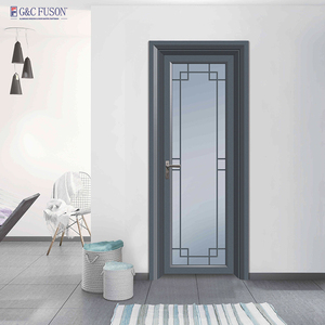 Fuson OEM French Villa Front Arch Shaped Exterior Aluminium Door