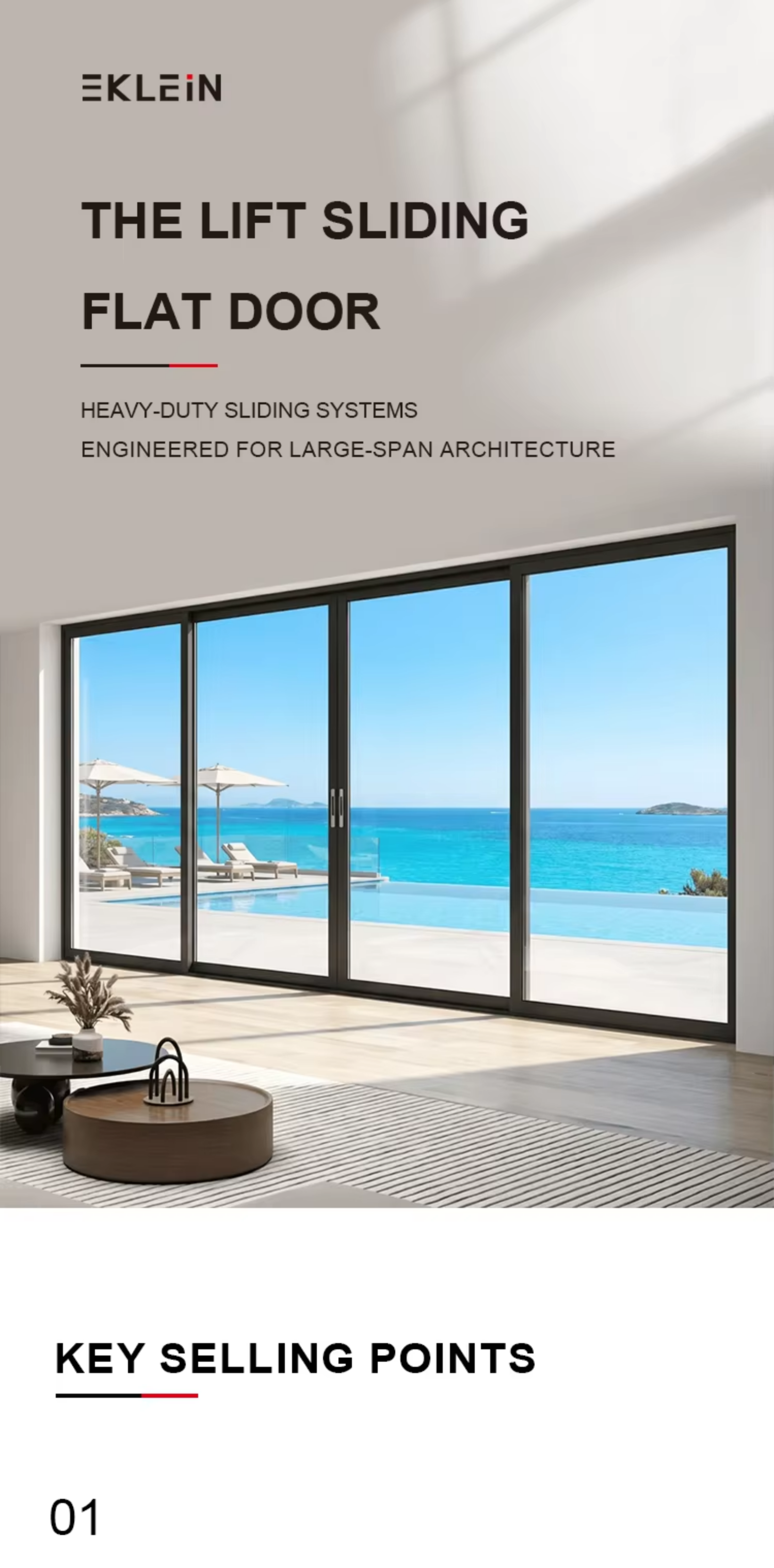 French Style Aluminum Sliding Doors with Grid Design Patio Door - 20mm Ultra-Slim Sightline