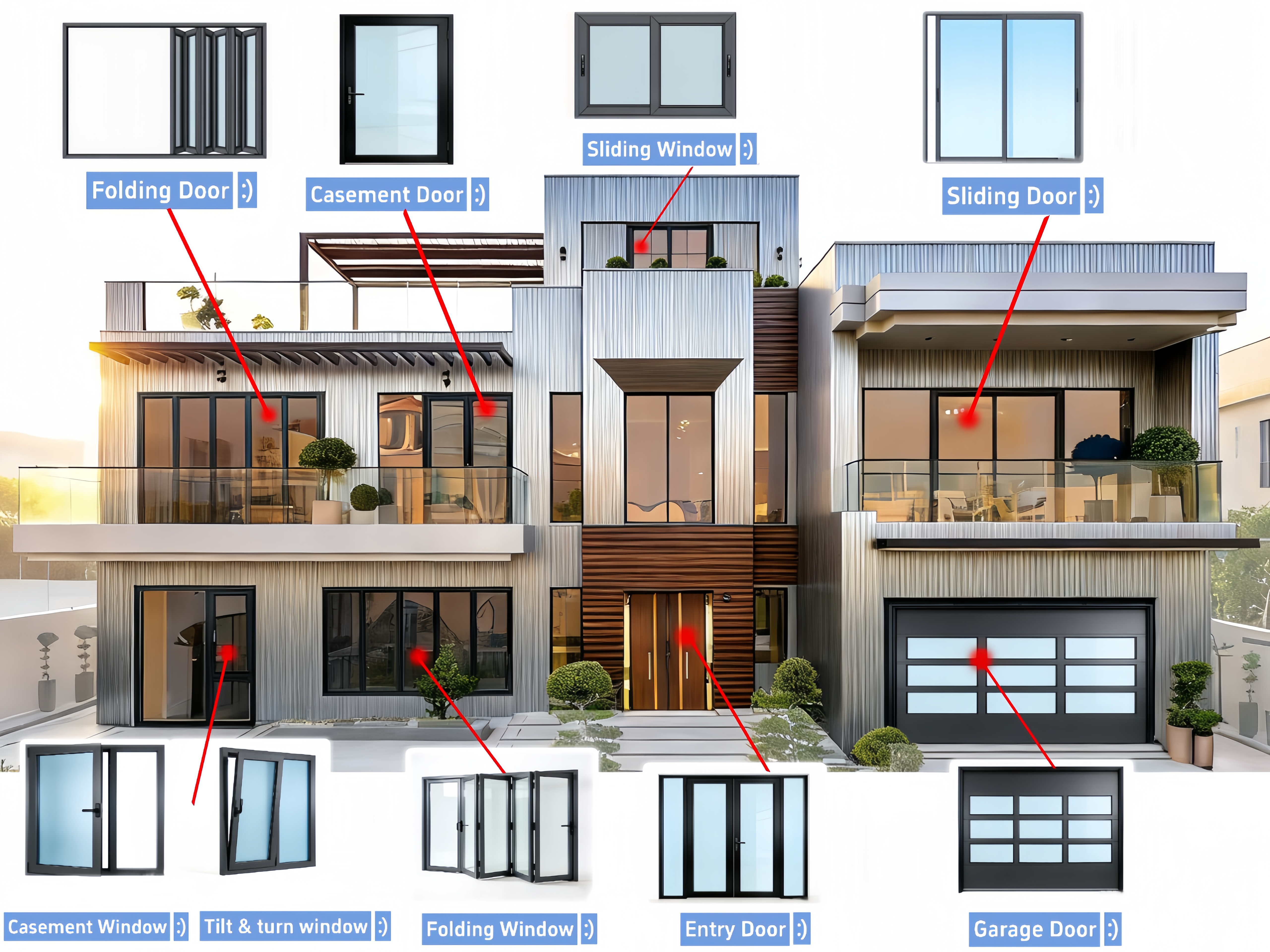 CE Certified Aluminum Clad Wood Pivot Door Solid Core Thermal Break Exterior Entry Door for Modern Villa
