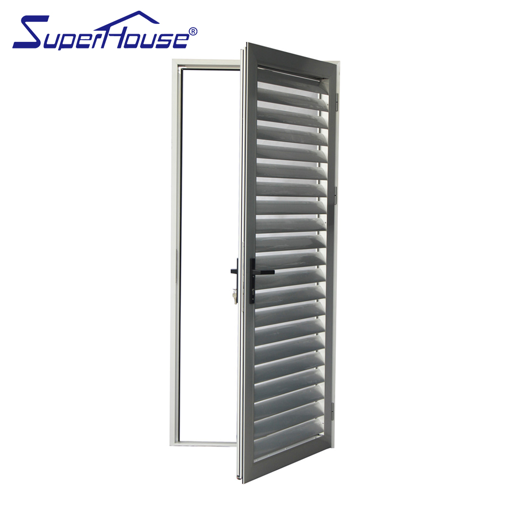 AS 2047 NFRC Standard Aluminum Louver Hinged Door