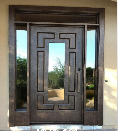 Wrought iron door