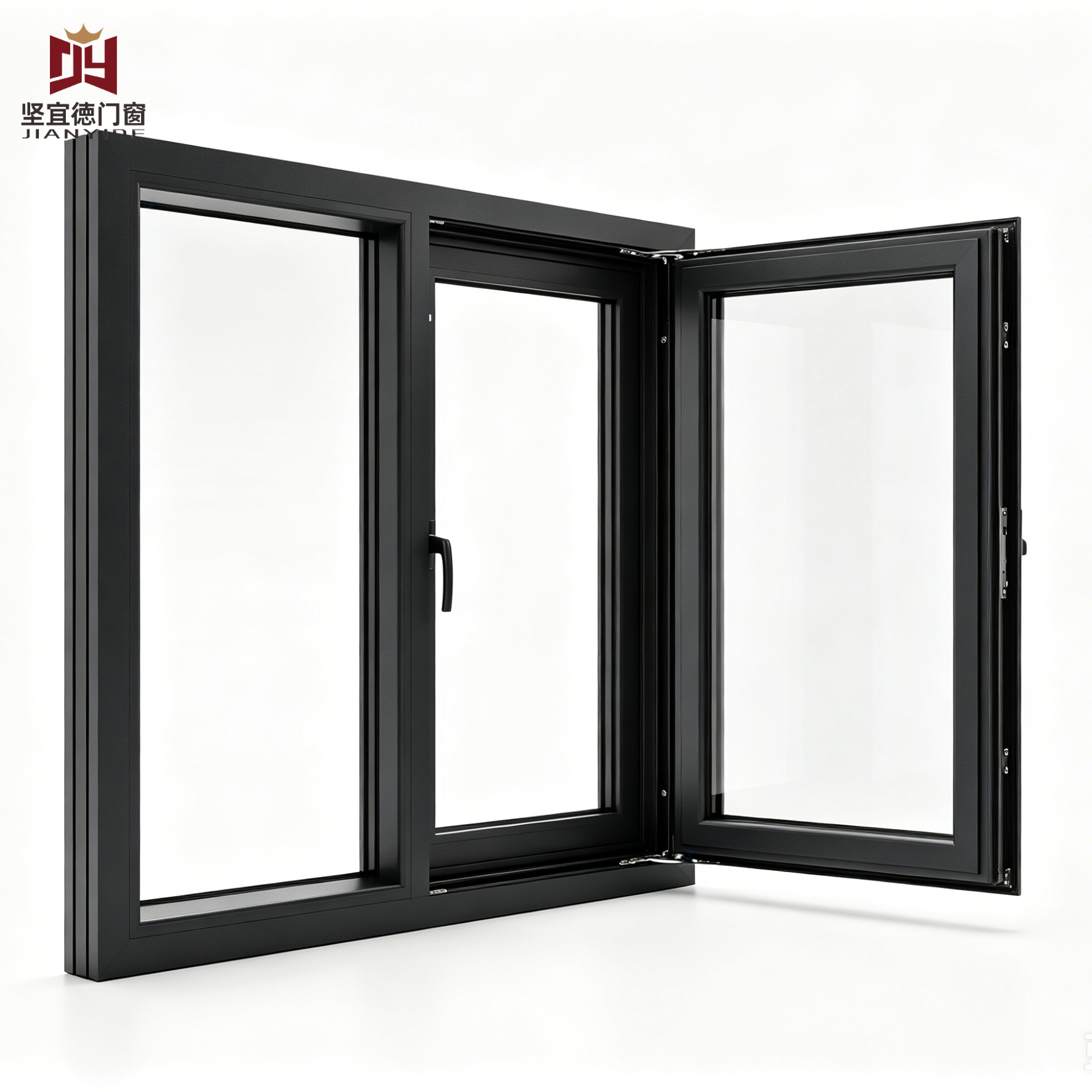 Aluminium System Casement Windows Energy Saving Double Safety Glass Aluminum Tilt And Turn Window | Aluminum Tilt Turn Window