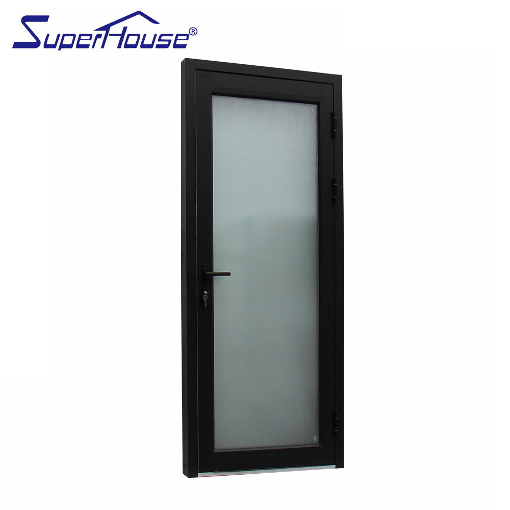 Superhouse Used Storm Doors Commercial Aluminum Storm Double Tempered Glass Swing Door