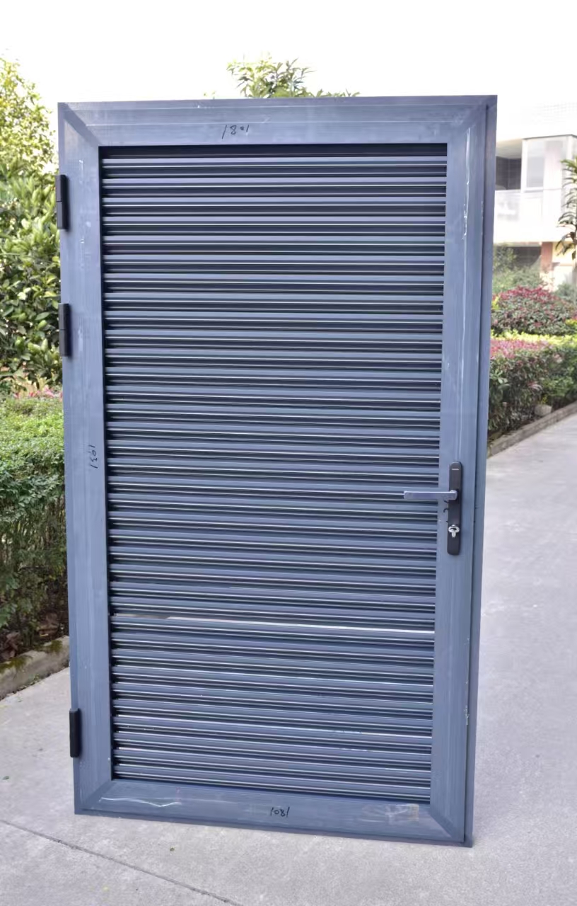 Casement Door with Built-in Louver View