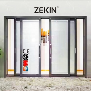 Double Frosted Glass Stacker Doors