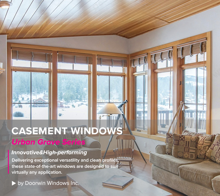 Urban Grove Series Casement Windows Header