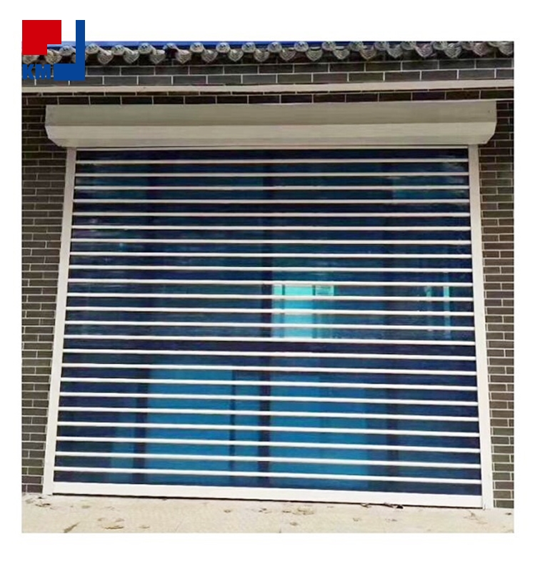 PC Rolling Door, Fiber Glass Rolling up Doors, Aluminum Alloy Crystal PC Security Rolling Shutter Door