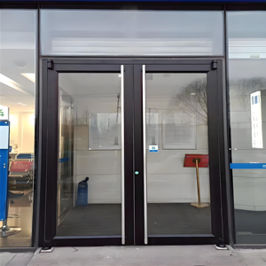 Commercial Double Glazed Storefront Balcony Door