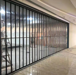 Transparent PVC Crystal Folding Door