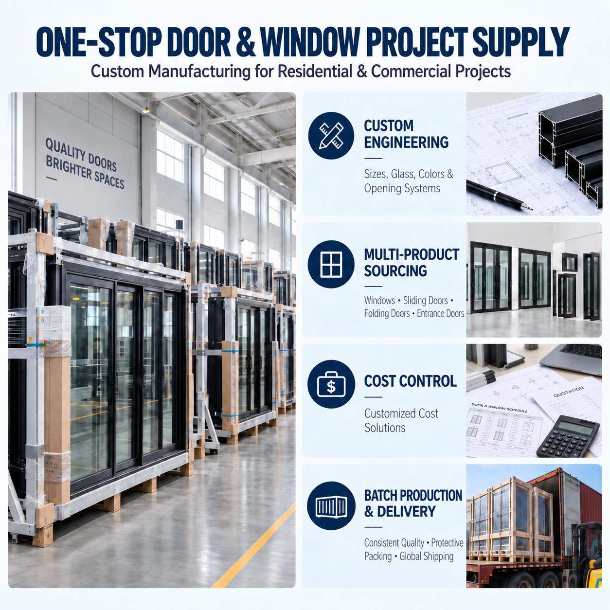 Modern Heavy-Duty Aluminum Pivot Doors with Double Glass Soundproof Finished Surface for Villa &amp; Hotel Entrance