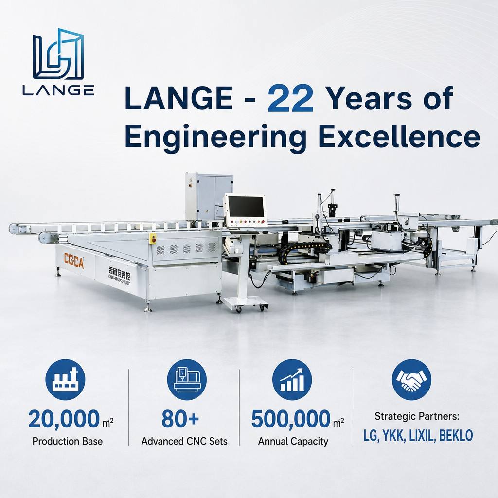 LANGE Hurricane Impact Fixed Window Aluminum Alloy Triple Glass Storm Proof Heat Insulation for Coastal Villa House