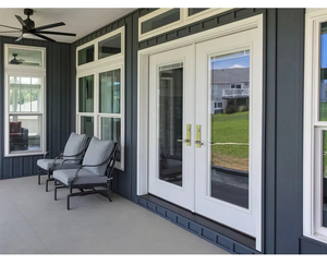 European Crittall Style Double Flat French Doors