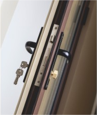 RG60C Modern Thermal Break Aluminum Louver Casement Door for Residential Farmhouse Warehouse &amp; Entry Use