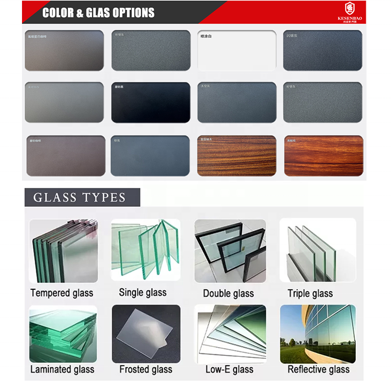 Thermal Break Aluminum Double Casement Windows With Mosquito Nets Tilt Turn Windows For House