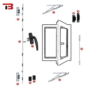 TB-WK200 Aluminum Tilt And Turn Window Hardware System