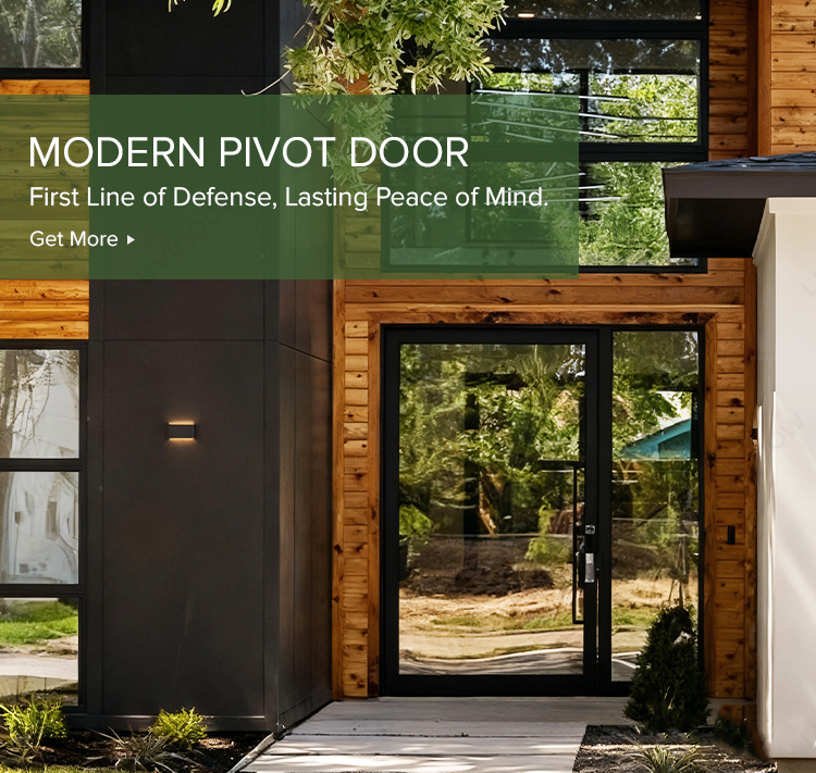 Modern Pivot-Alu Architectural Entrance Door