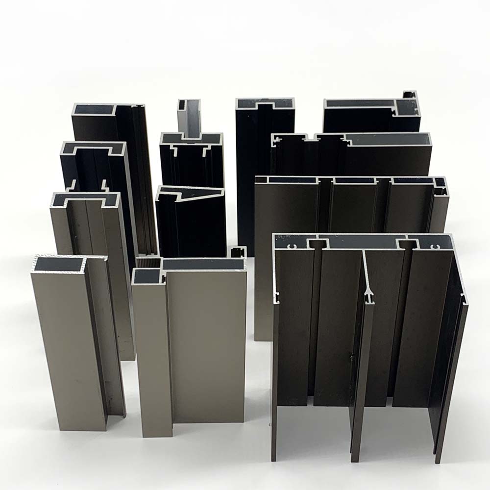 Aluminum Profile Sliding Door Slim Extruded Frameless Patio Guangdong Vertical Metal Bar Glass Alloy Custom Frame Manufacturer