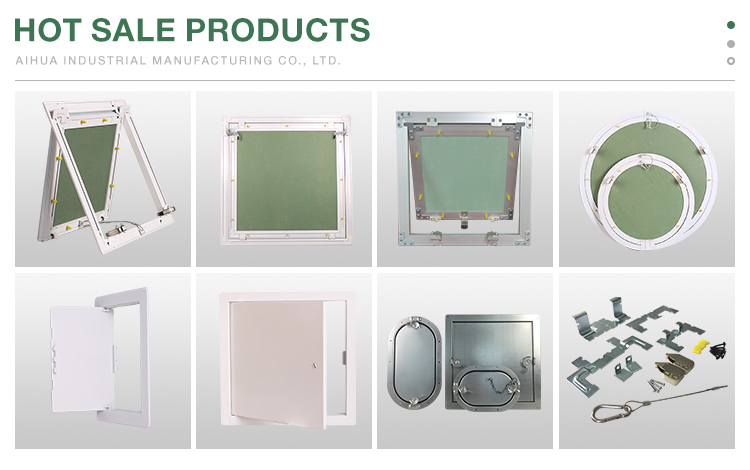 High Quality Aluminium Access Panel Drywall Ceiling Access Roof Hatch Door with Concealed push Lock