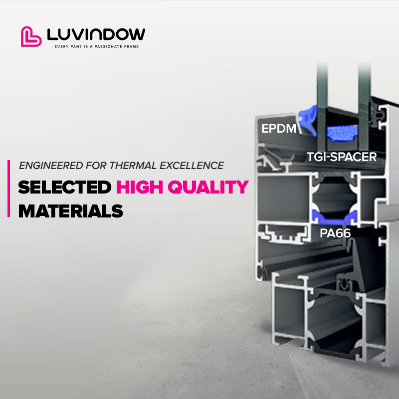 Ultra Slim Profile High Security Customizable Aluminum Tilt Turn Windows For North American