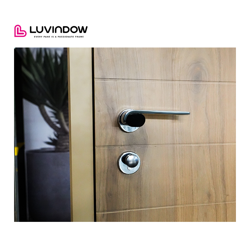 Fireproof Secure 3D Carving Aluminum Front Entry Doors for North American Residential Builder Projects