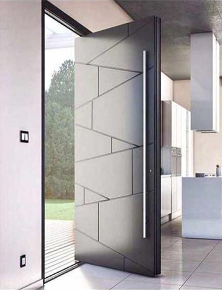 Steel/Cast Aluminum entry door