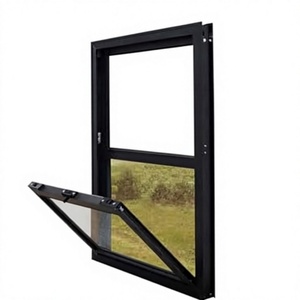 Aluminum Horizontal Sliding Window | Durable Postmodern Design for Food Trolley Replacement Shed Barn | Lightweight Flush Mount