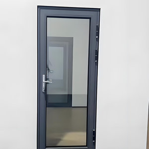 Double Swing Aluminum Casement Door Hurricane-Proof