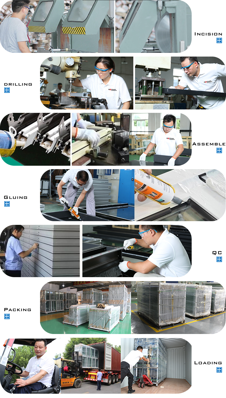 NOA Commercial Door Safety Quick Escape Door Push Glass Aluminium Storefront Exterior Doors