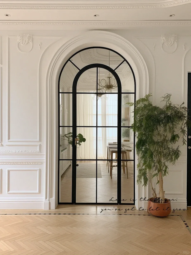High Quality Aluminium Alloy French Windows Horizontal Aluminum Window for Kitchen Outdoor Hotel Use Residential Commercial